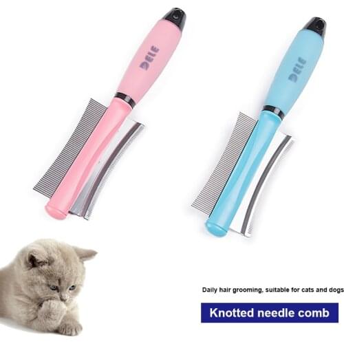 Combs Dog Hair Remover Cat Brush Grooming Tools Pet Detachable Clipper Attachment Pet Trimmer Combs Supply for Cat Dog