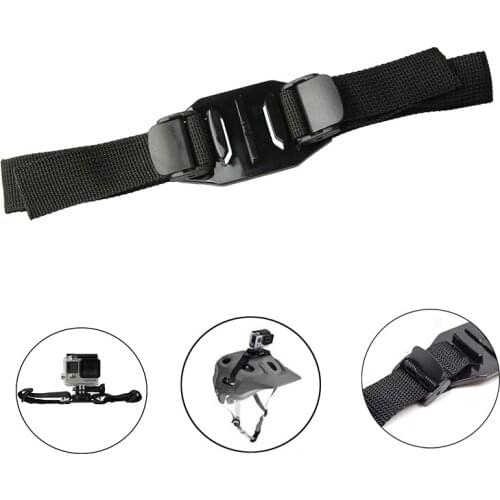 Adjustable Bike Helmet Strap Head Belt Mount Holder Adapter for GoPro Hero 7/6/5/4 Session SJCAM Xiaomi Yi EKEN H9 Accessories