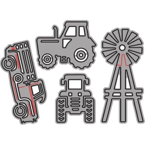 Cutting Dies Frame Vintage Car TruckFor DIY Scrapbooking Embossing Album Paper Cards Dies 2021 New