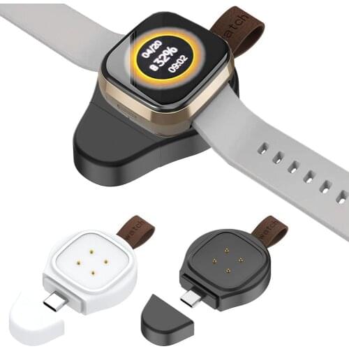Type-C Station ForFitbit Versa3 For Fit bit Sense Smart Watch Charger Magnetic Charging Dock ForFit bit Sense Smart Accessories