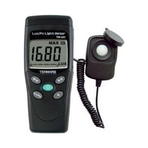 Tenmars TM-201 Measuring Lights Source Include All Visible Range LUX/FC Light Meter