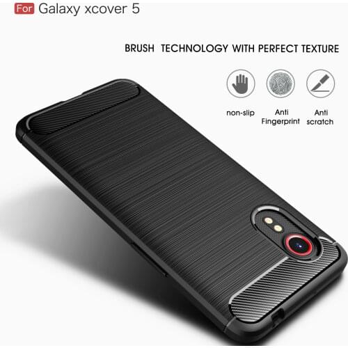 Ultra Thin Silicone Brushed Case for Samsung Galaxy Xcover 5 S20 S21 FE F62 M62 A02 A32 4G A12 A52 A72 5G A21S A51 A71 Cover