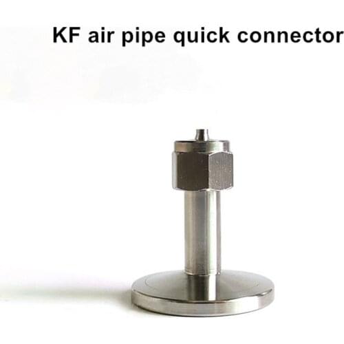 304 Stainless Steel KF25 Vacuum Quick Screw Joint Quick Two-Touch Fitting Vacuum Hose Connector PU Gas-type Fitting Joint