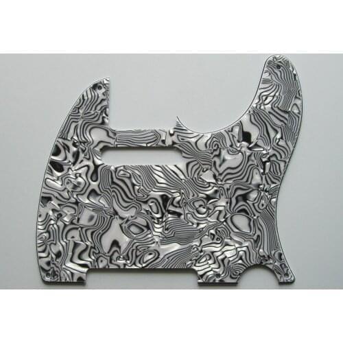 Vintage 5 Hole TL Style Guitar Pick Guard Zebra Stripe Fits TL