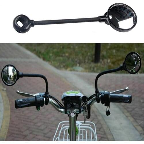 Rotating Bicycle Handlebar Rearview Mirror Safety Reflector for Mountain Bike Bicycle Handlebar Rearview Mirror