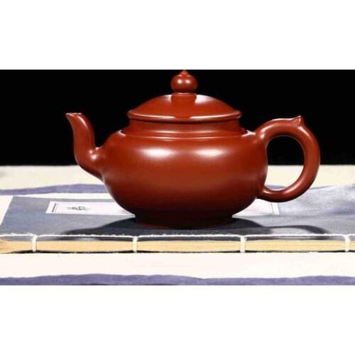 Yixing recommended undressed ore all hand dahongpao smile sakura teapot tea manufacturer wholesale agent gifts custom