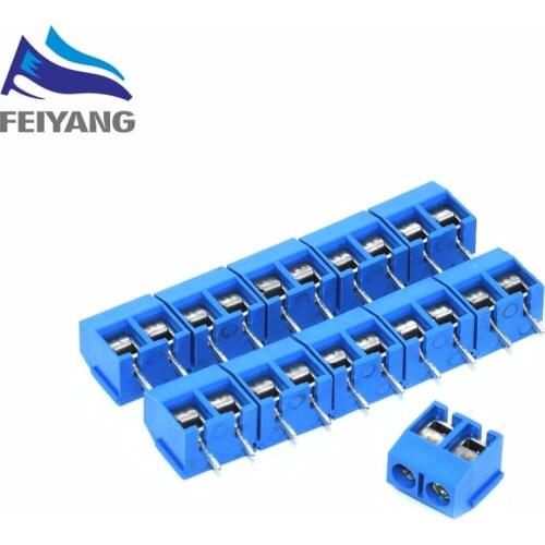 100PCS KF301-2P 5.08mm 2 Pin Connect Terminal Screw Terminal Connector