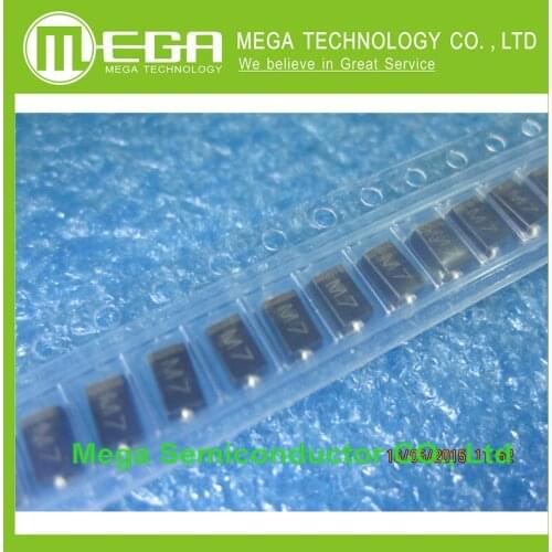 1000pcs 1N4007 M7 DO-214AC SMA Molded 1000V 1A Rectifier Diodes