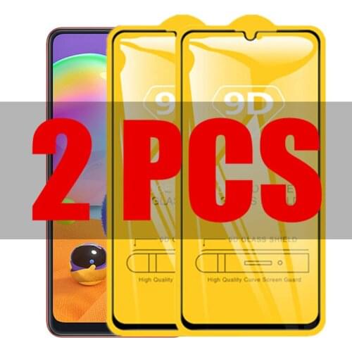 2Pcs 9D Glass For Samsung Galaxy A31 Protective Glass on the for Samsung A31 A 31 SM-A315F/DS 6.4'' Screen Protector Film