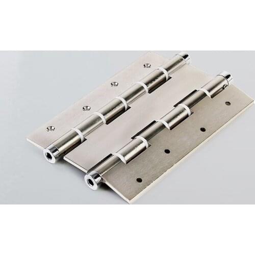 6INCH Auto close hinge folding 360 degree pivot black automatic door self closing Bidirectional spring door Double hinge