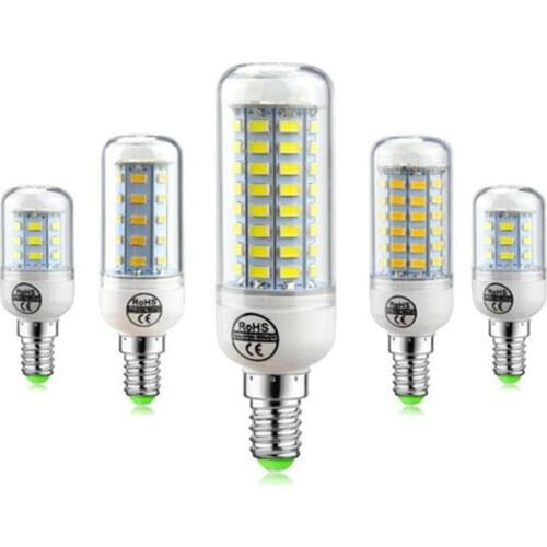E27 E14 220V Corn Lamps Energy saving Bulb LED Lamp Bulb Lights SMD 5730 Chandelier Spotlight LEDs Corn Bulb