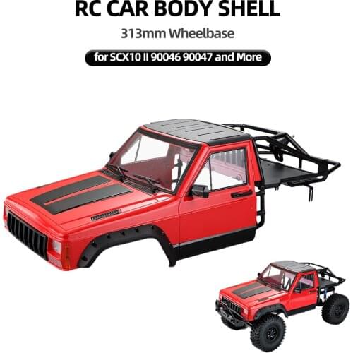 AUSTAR RC Car Body Shell Kit for Wheelbase On Road Body Set Painted Car Body Shell for AXIAL SCX10 II 90046 90047 RC Car DIY