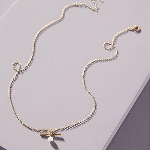 Moda Cross Pendant Chain Long Necklace Stainless Steel Non-fading Heart Shaped Stone For Women Add Charm Collares Christmas Gift