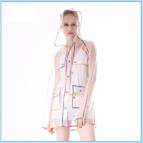 Long Raincoat Women Men Waterproof Windproof Hooded Light Hiking Rain Coat Ponchos Jacket Cloak Rainwear Fashion Lady Rain Coat