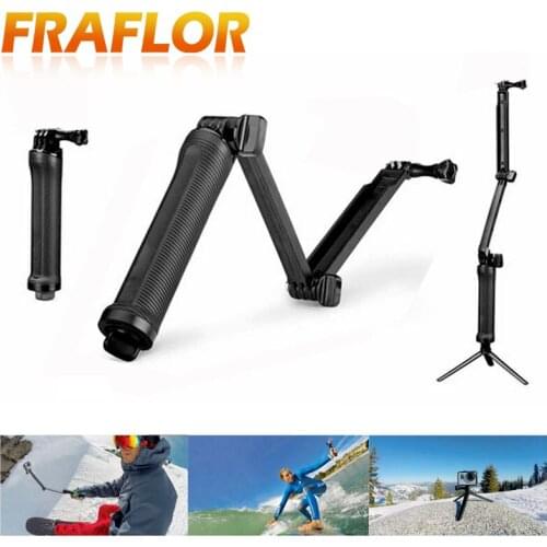 Go Pro Accessories Monopod Arm Mount Adjustment Stand Bracket Arm Hero4 / 3 + 3-way Bracket Handheld Grip / Tripod Self-timer