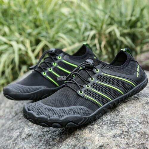 Men Swimming Shoes Summer Breathable Barefoot Beach Shoes Quick Drying Unisex Sneakers Surfing Slippers River Upstream Sandals