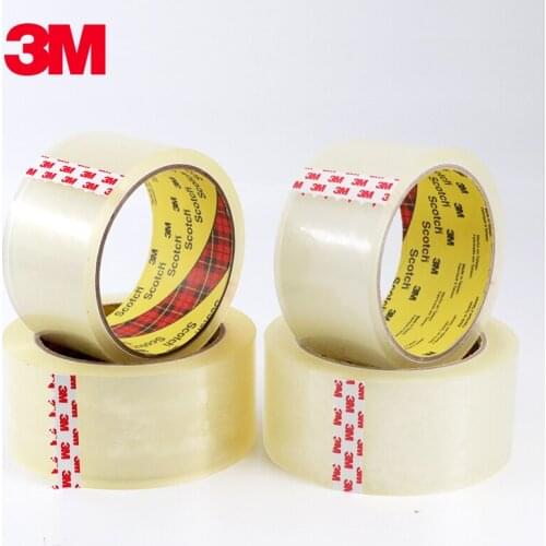3M Scotch High 6 rolls a lot Transparent Sealing Tape 48mm*50m 48mm*100mm Packing Transparent Tape Cloth High Viscosity