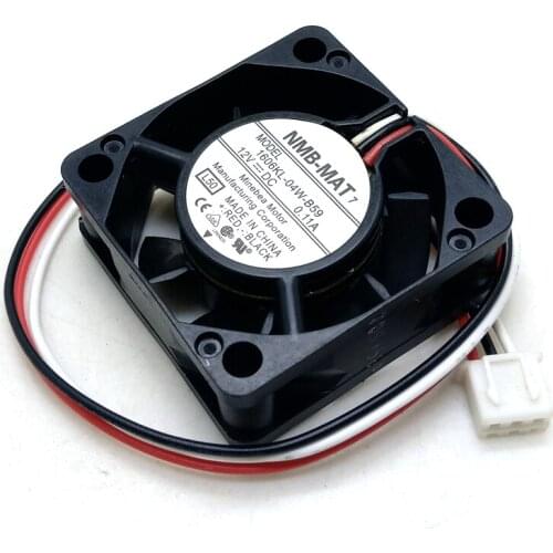 New For NMB 4cm 4015 12V Dual Ball High Volume Fan 1606KL-04W-B59 Industrial Computer Velocity Measuring Fan