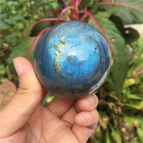 Special offer natural stones and minerals labradirite ball healing crystals sphere heavy flash for home decoration&party decor