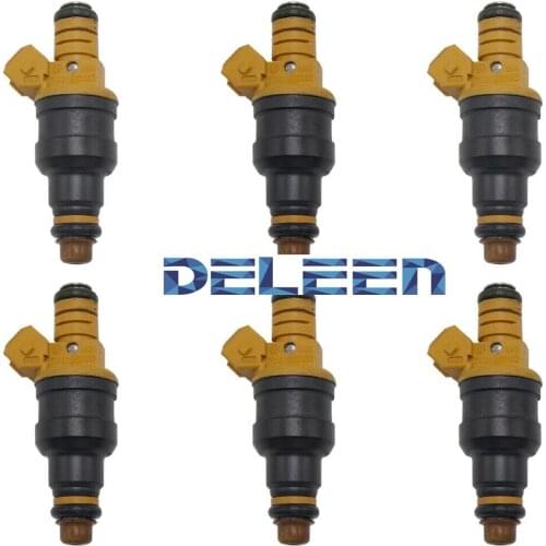 Deleen6x High impedance Fuel Injector 0280150702 For Alfa Romeo Car Accessories fast shipping