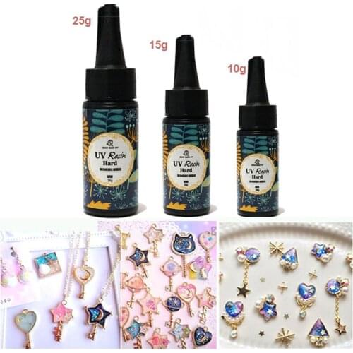 10/15/25g DIY UV Resin Ultraviolet Curing Solar Cure Sunlight Activated Hard Glue 669