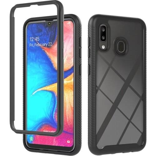 10pcs/lot 360 Full Armor Phone Case For Samsung Galaxy A01 Core A10 A10S A20 A20S A30 A30S A20E A50 A50S M10 with Front Frame