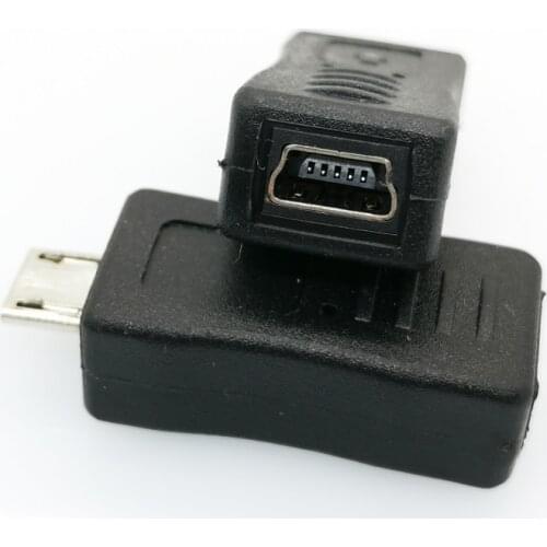 2pcs Wholesale phone Micro USB Male to Mini 5pin Female Adapter Charger Connector Converter Adaptor free shipping