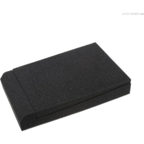 2018 2Pcs Sponge Studio Monitor Speaker Acoustic Isolation Foam Isolator Pads