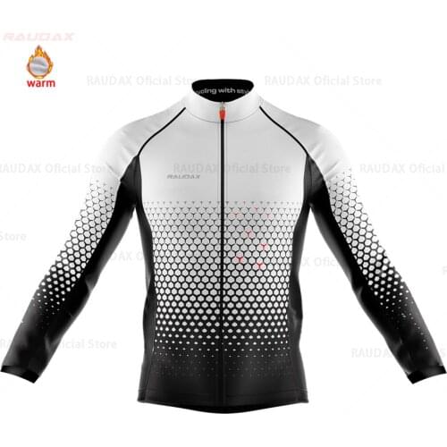 2021 Raudax Winter Team Cycling Jersey Thermal Fleece Cycling Clothing Bike Ciclismo Mtb Ropa De Hombre Cycling Clothes Men