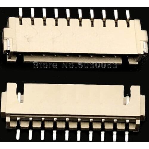 25pcs Horizontal SMD Socket XH2.54 2.54mm Patch Plug Wire Connectors 10P 10pin 2.54 mm Pitch Pin Header JST TJC Connector Male