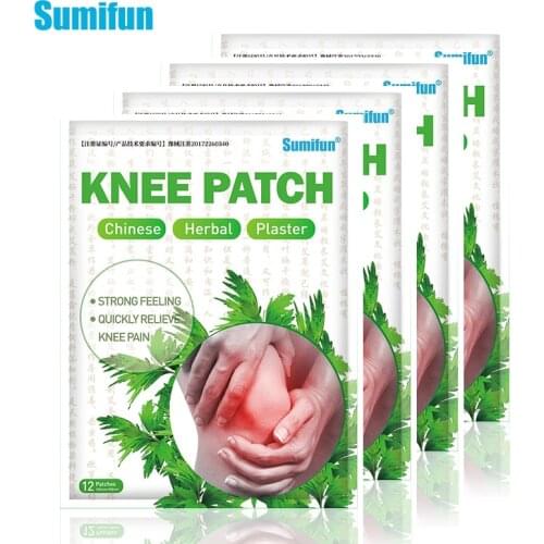 48pcs Sumifun Wormwood Extract Knee Plaster For Knee Joint Ache Pain Relieving Sticker Rheumatoid Arthritis Sprains Patch K04601