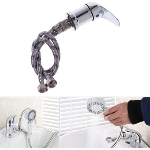 50cm Zinc Alloy Hot & Cold Water Faucet Wash Hair Tap Mixing Valve Beauty Salon Bed Accessories