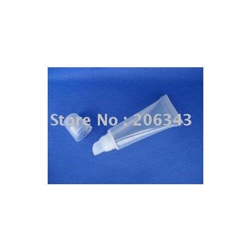 8ml transparent lip cream tube or lip gloss or lip stick or lip soft tube