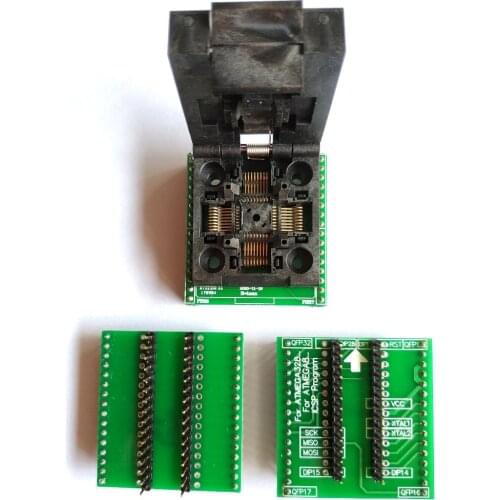 TQFP32 QFP32 LQFP32 TO DIP28 TQFP32 to dip32 adapter socket support ATMEGA8 ATMEGA8A ATMEGA328 AVR MCU chip programmer TL866II