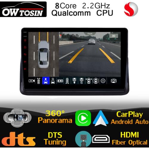 Qualcomm CPU Android For Toyota Noah Voxy Esquire R80 2014-2020 Car Multimedia Optical HDMI CarPlay 360 Panoramic Radio GPS DTS