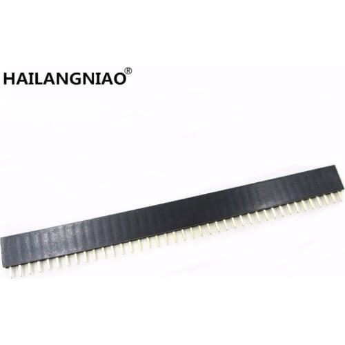 Free shppping !!! 3200pin = 1x40 Pin 2.54mm Single Row Female Pin Header Connector 80PCS/LOT