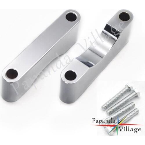 For Harley Touring FLHR FLTR FLHX FLHT 1984-2013 W/ 5.5'' Wide 21" Wheel Motorcycle CNC Aluminum 1.25" Front Fender Spacer