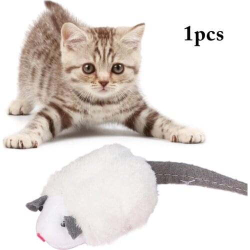 Interactive Cats Chew Squeaky Toys Realistic Mice Shaped Cat Teasing Toys Indoor Pet Kitten Bite Resistant Grinding Toy Supplies