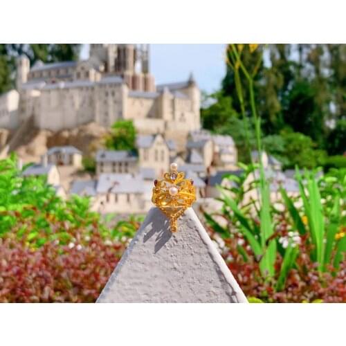HX 24K Pure Gold Ring Real AU 999 Solid Gold Rings Elegant Shiny Heart Beautiful Upscale Trendy Jewelry Hot Sell New 2020