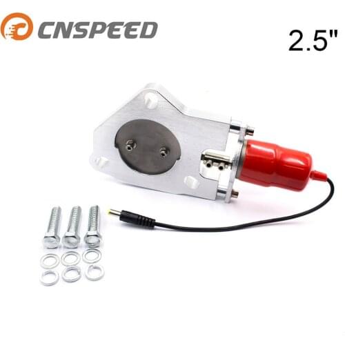 CNSPEED 2.5" Y pipe Electric Exhaust Catback Cutout Kit Fit Remote Control Kit Car Muffler Exhaust Control Valve YC100415