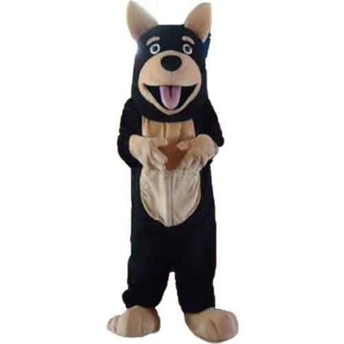 Halloween Dog Mascot Costume Short Plush Animal Fursuit Cosplay Party Dress-up Outfits Carnival Xmas New