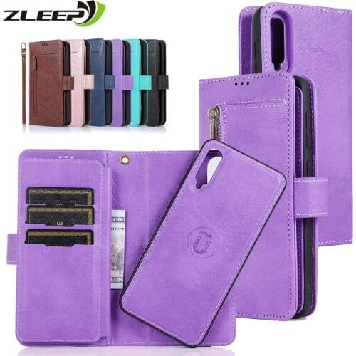 Leather Case For Samsung Galaxy A52 A72 A32 A12 A51 A71 A50 A70 A10 A20 A30 A8 A7 A6 Plus 2018 Flip Wallet Card Phone Bag Cover