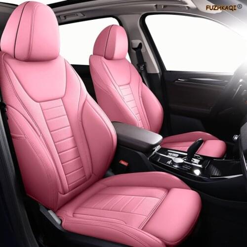 FUZHKAQI Custom Leather car seat cover For NISSAN Patrol Sunny QUEST Terra Navara NV200 Paladin KICKS MAXIMA Murano LANNIA seat