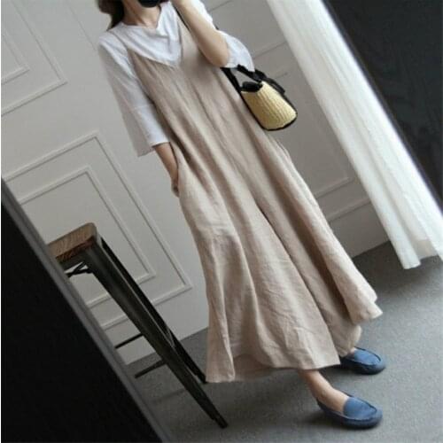 Linen Maternity Strap Belt Pant Trouser Clothes for Loose Pregnant Women Overalls Jumpsuit Suspenders Pregnancy Rompers Clothing