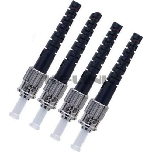 LODFIBER 700M ST-ST Indoor Armored Singlemode 4 Strands Fiber Optic Cable Patch Cord 9/125