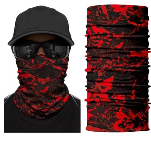 Camouflage Neck Buffs Bandanas Ski Mask Balaclava Women Scarf Neck Warmer Tube Face Shield Bandama Headband Military Army Masks