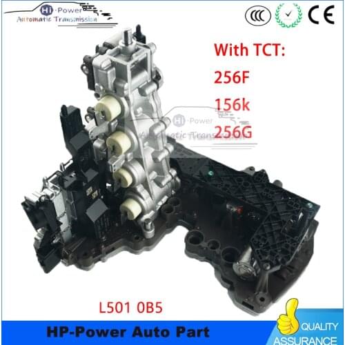 0B5 DL501 TCU TCM Tested 256F 256G 156k Mechatronic Transmission Control Module Unite Valve Body for Audi