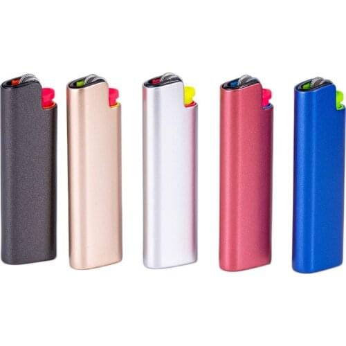 Dolphin Metal Shell Case For Cricket Gas Lighter Ed1 Small And Large No Lighter 5 Color