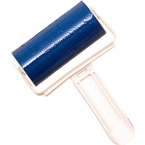 Reusable Clothes Dedusting Roller Portable Sticky Hair Roller Washable Dedusting Brush Sticky Hair Device Sticky Dust cool