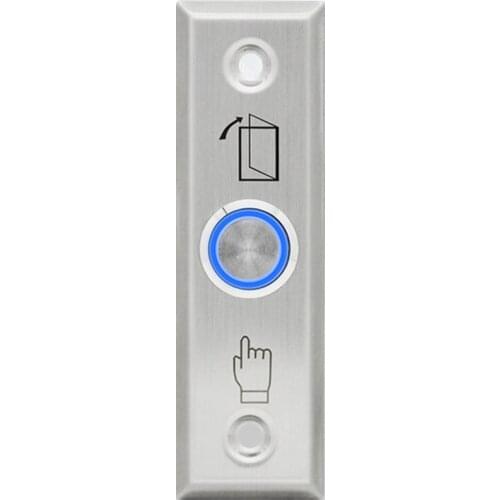 Stainless Steel No Touch Wall Exit Switch Touchless Door Release Exit button Contactless Infrared 12V Access control Push Switch